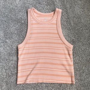 Aerie High Neck Cropped Tank Top Size S